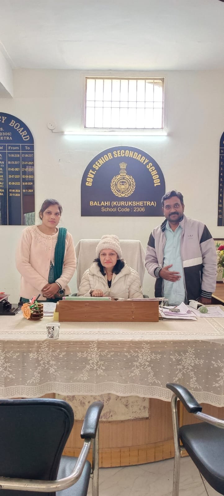 Visit to Government Senior Secondary School, Balahi